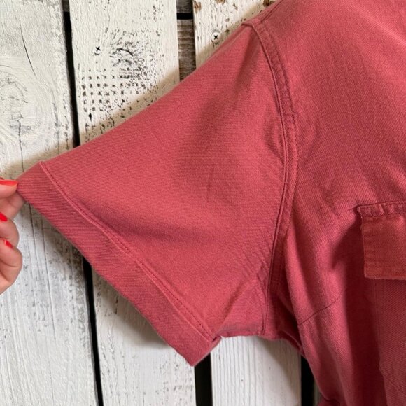 Button Up Shirt Dress - Picture 3 of 12